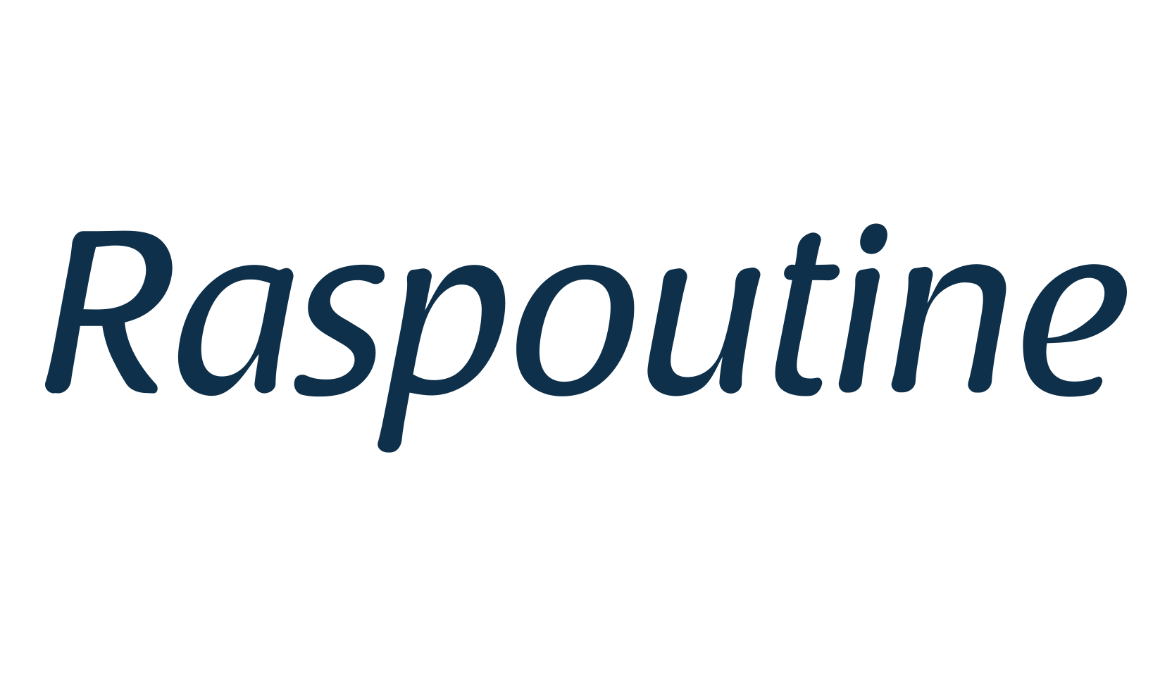 Raspoutine, basic sans serif font preview