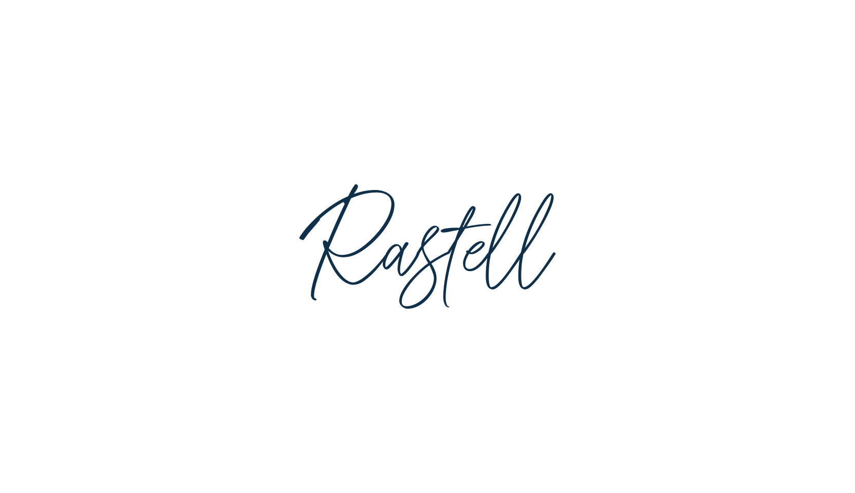 Rastell, script handwritten fancy decorative calligraphy font preview