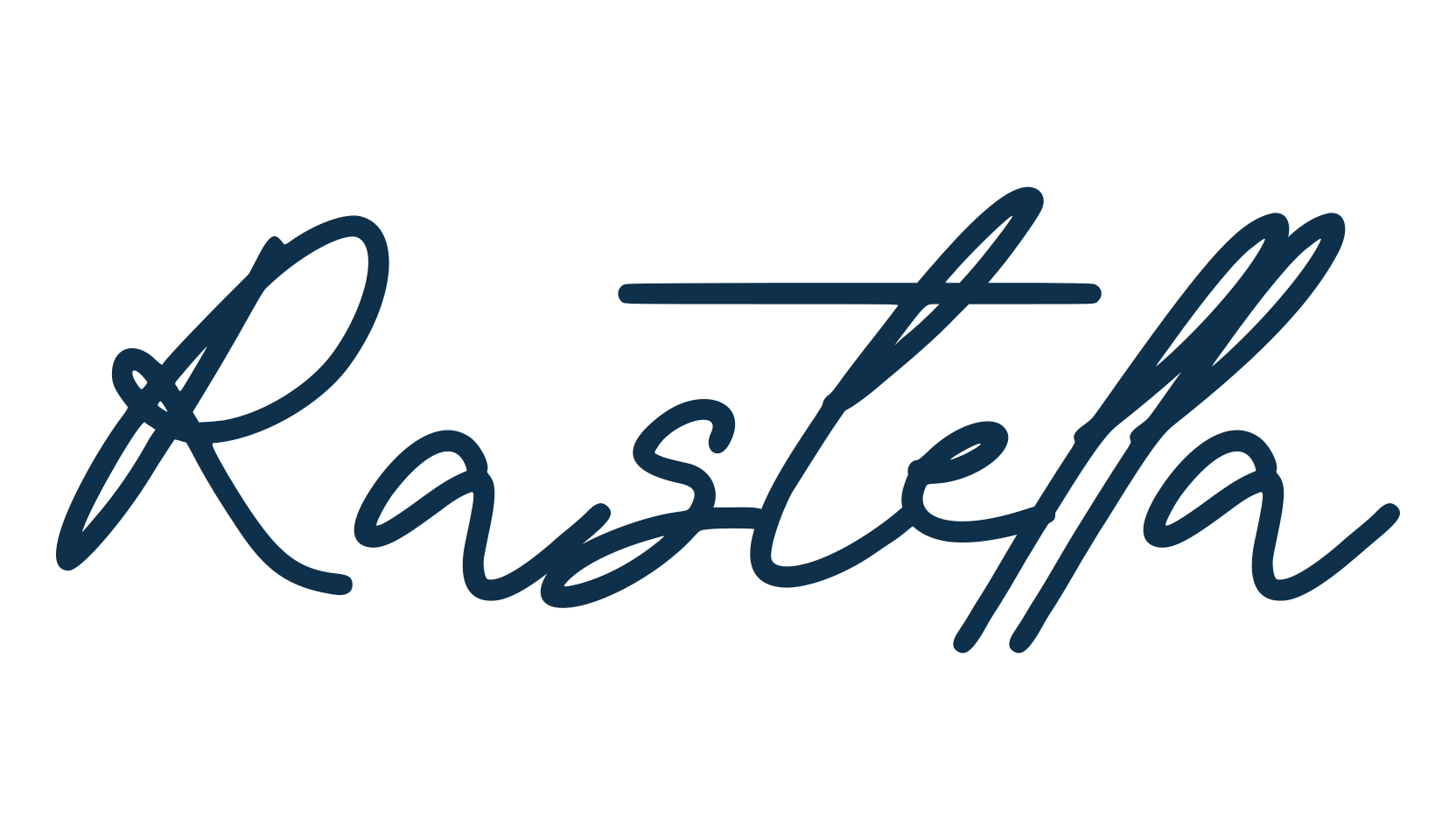 Rastella, handwriting font preview