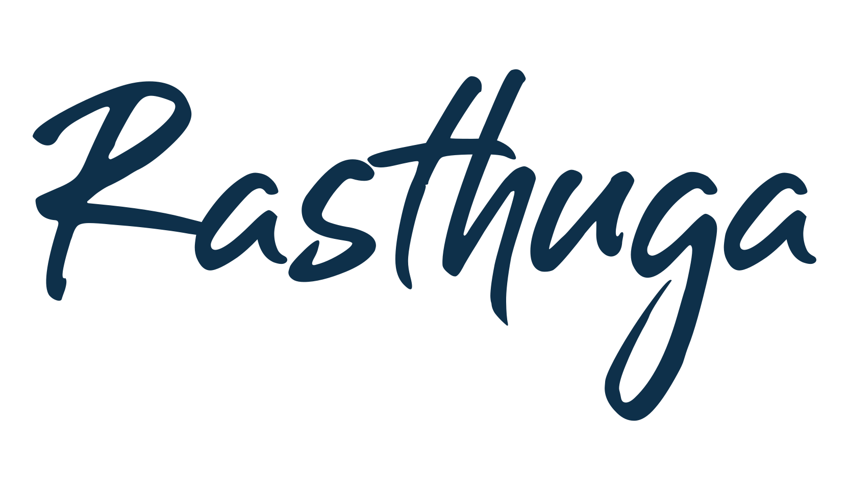 Rasthuga, handwriting font preview