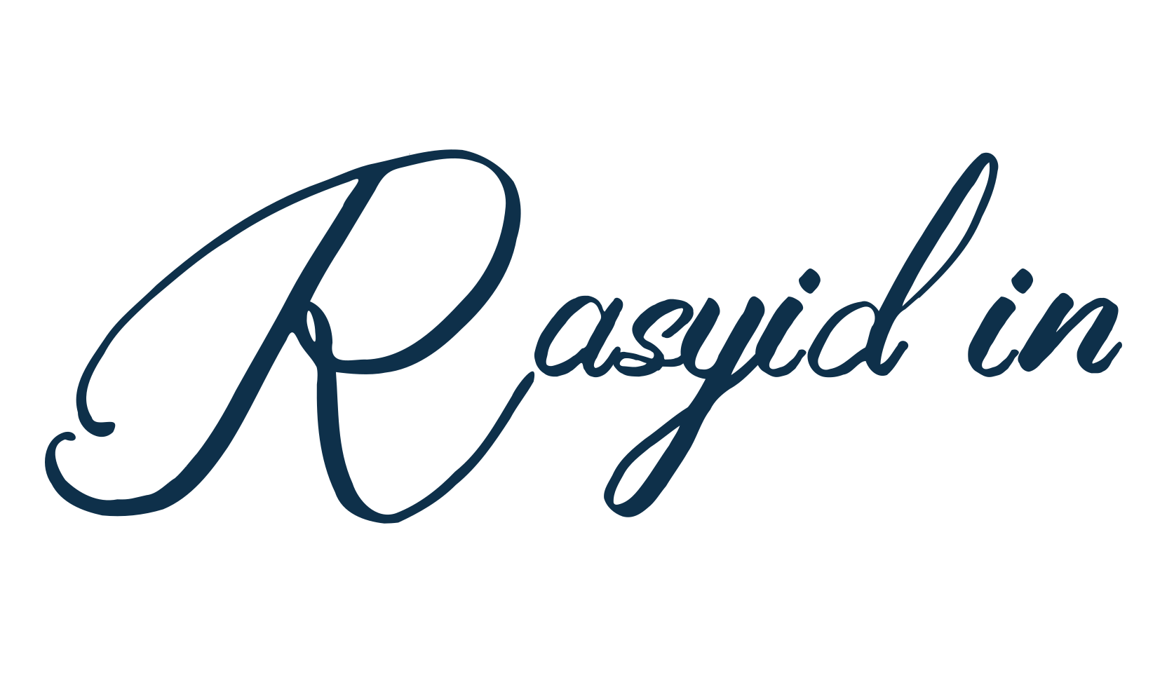 Rasyidin, script calligraphy fancy decorative font preview