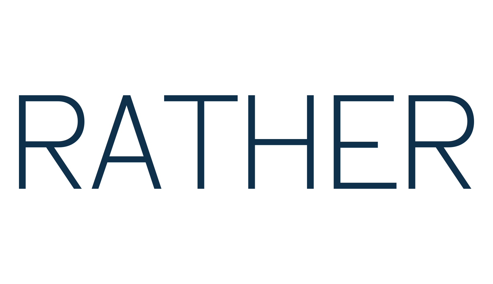 Rather (rather-2), basic sans serif font preview