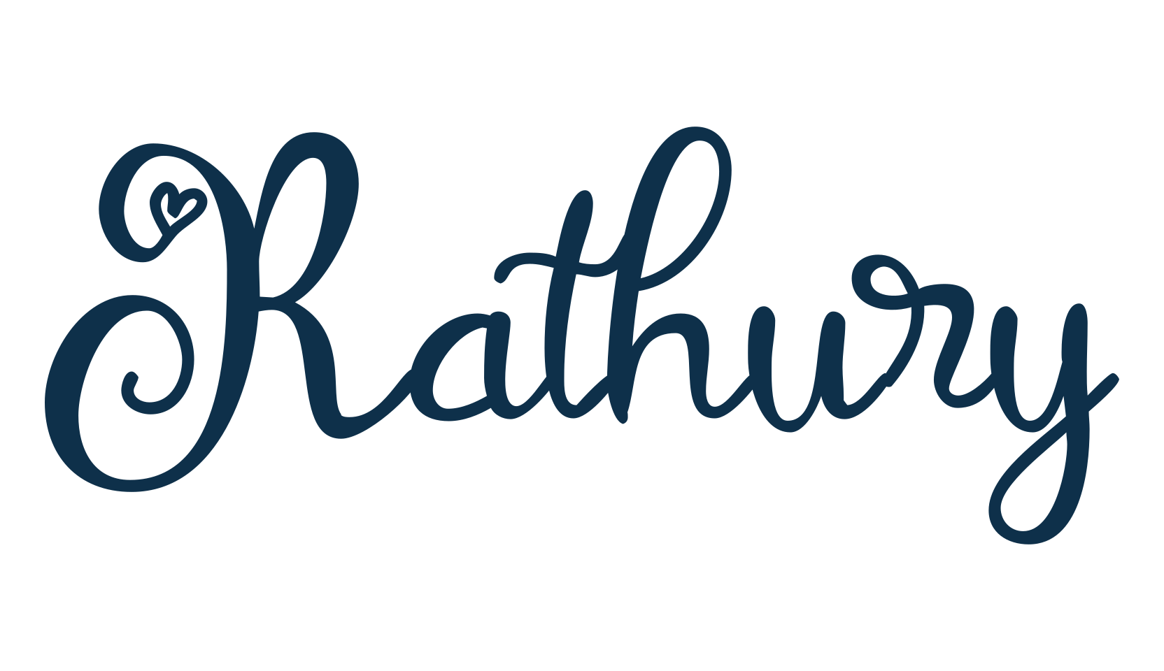 Rathury, fancy decorative font preview