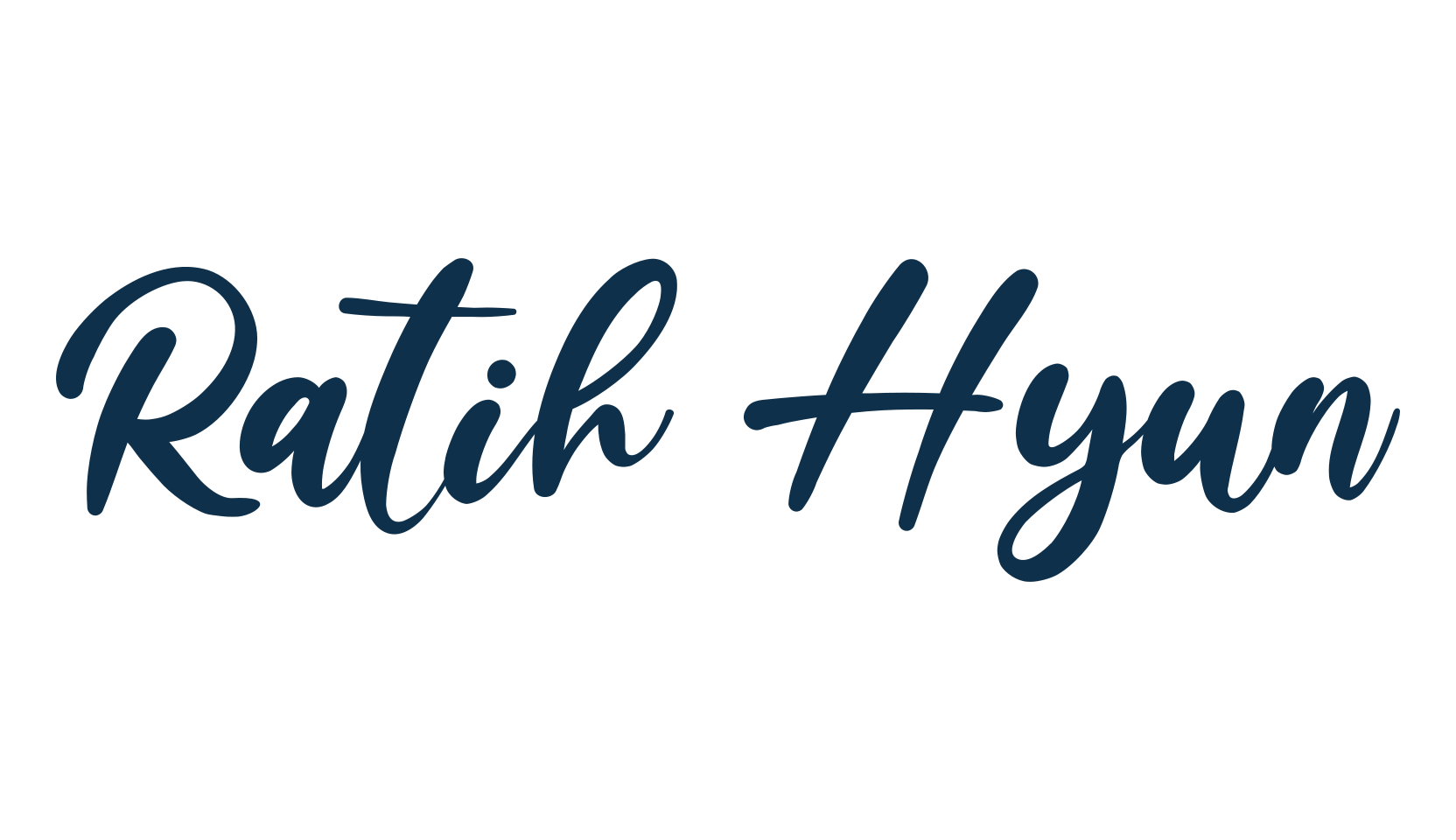 Ratih Hyun, fancy various decorative script calligraphy font preview