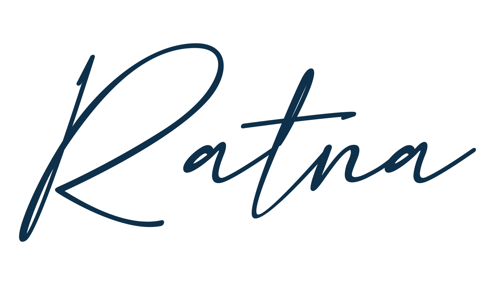 Ratna, script handwritten fancy decorative calligraphy font preview