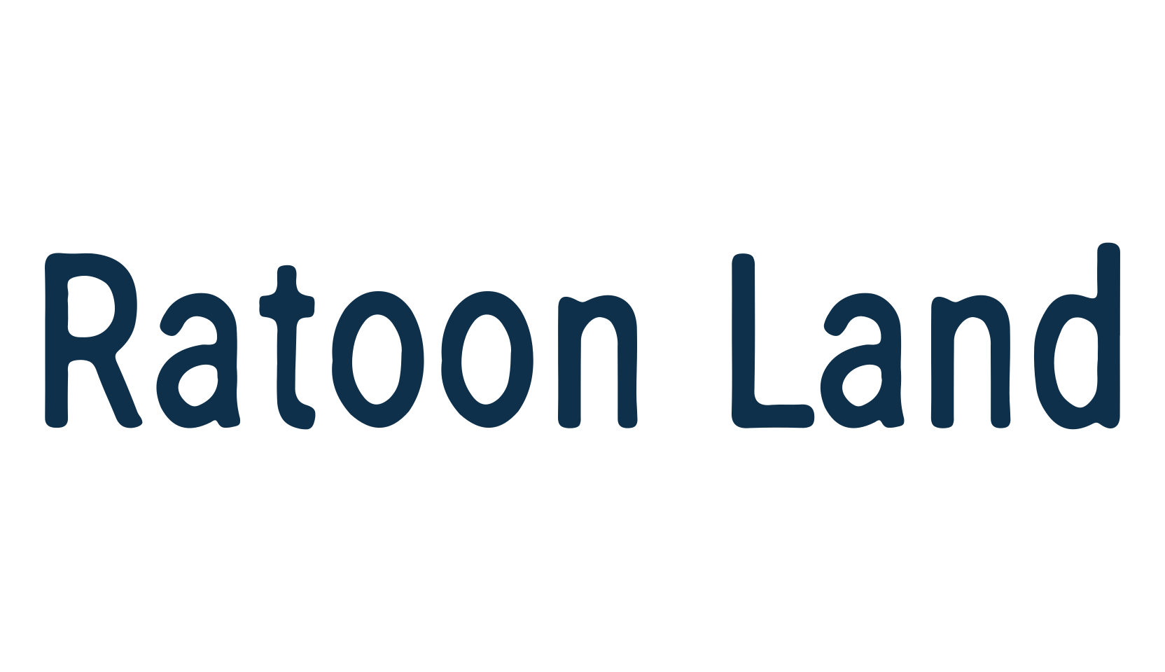 Ratoon Land, fancy various basic font preview