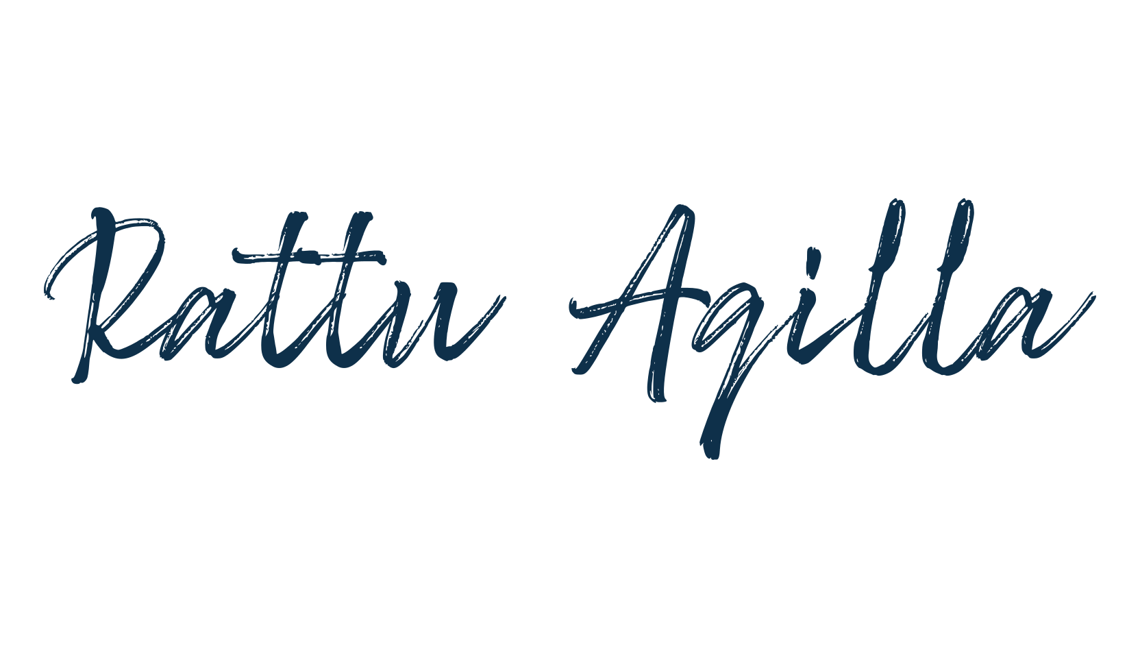Rattu Aqilla, script brush fancy decorative calligraphy font preview