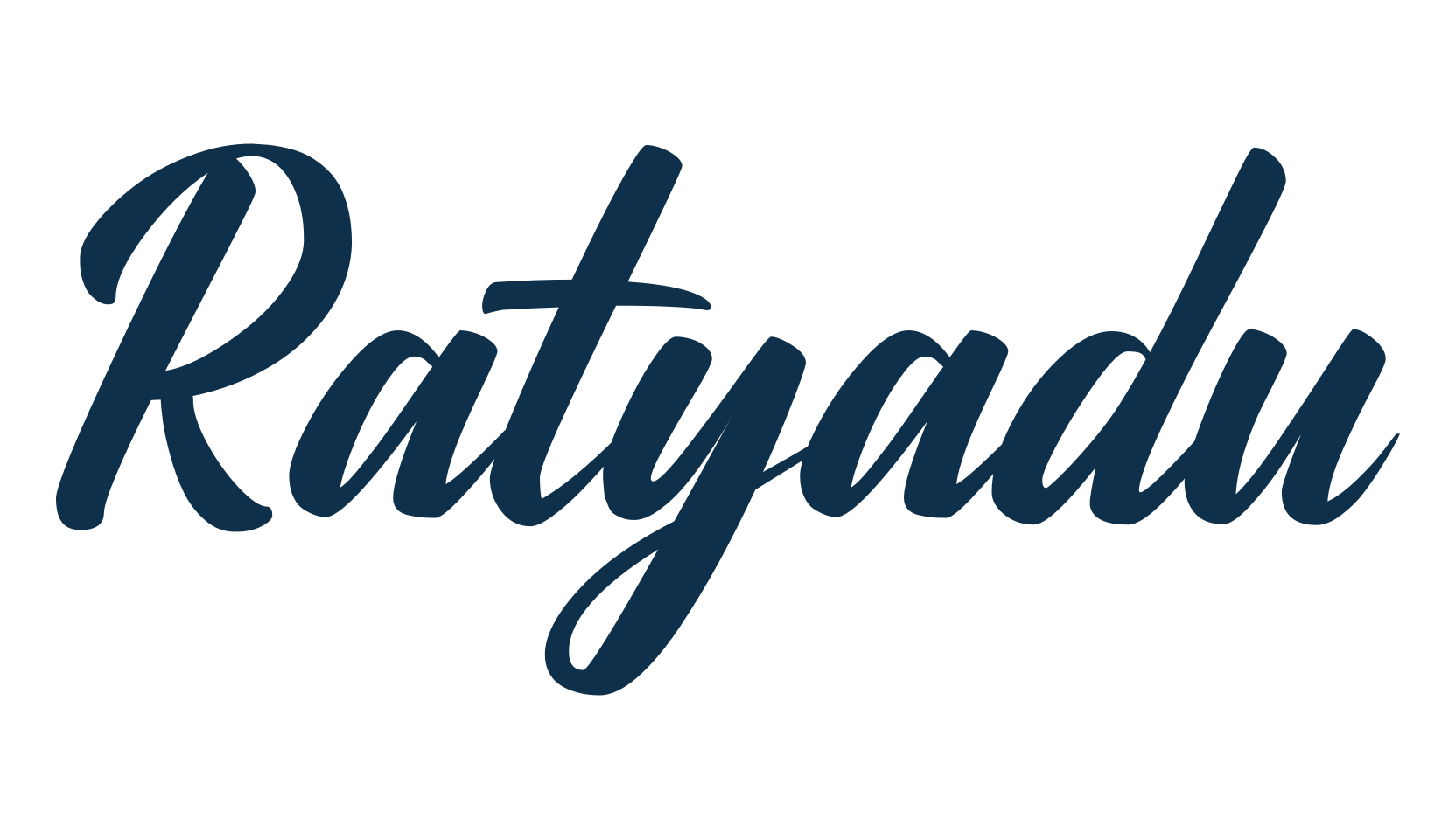 Ratyadu, brush font preview