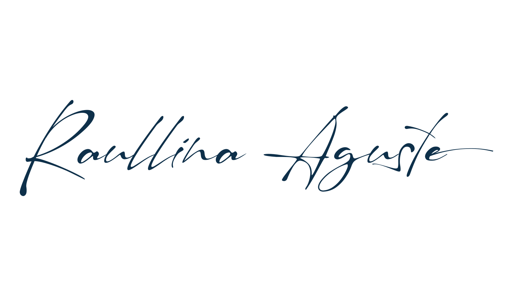Raullina Aguste, script brush fancy decorative calligraphy font preview