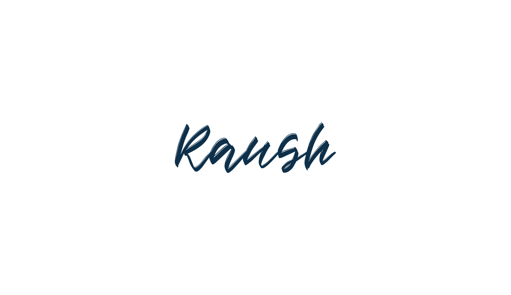 Raush, handwriting font preview