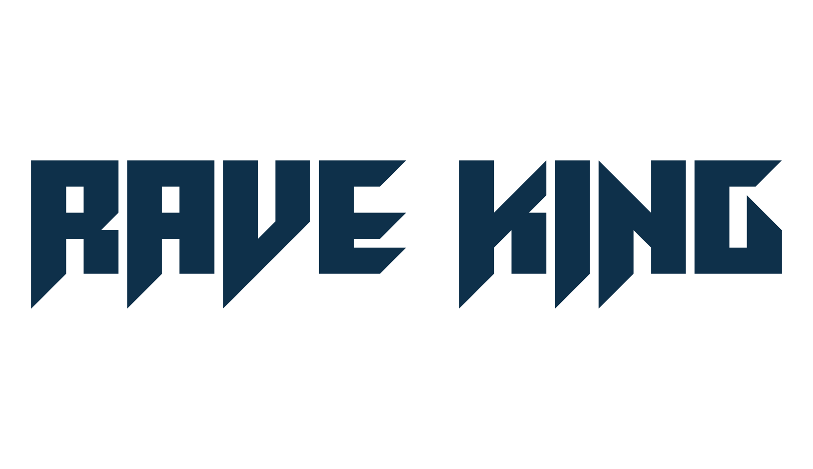Rave King, fancy various techno sci-fi font preview