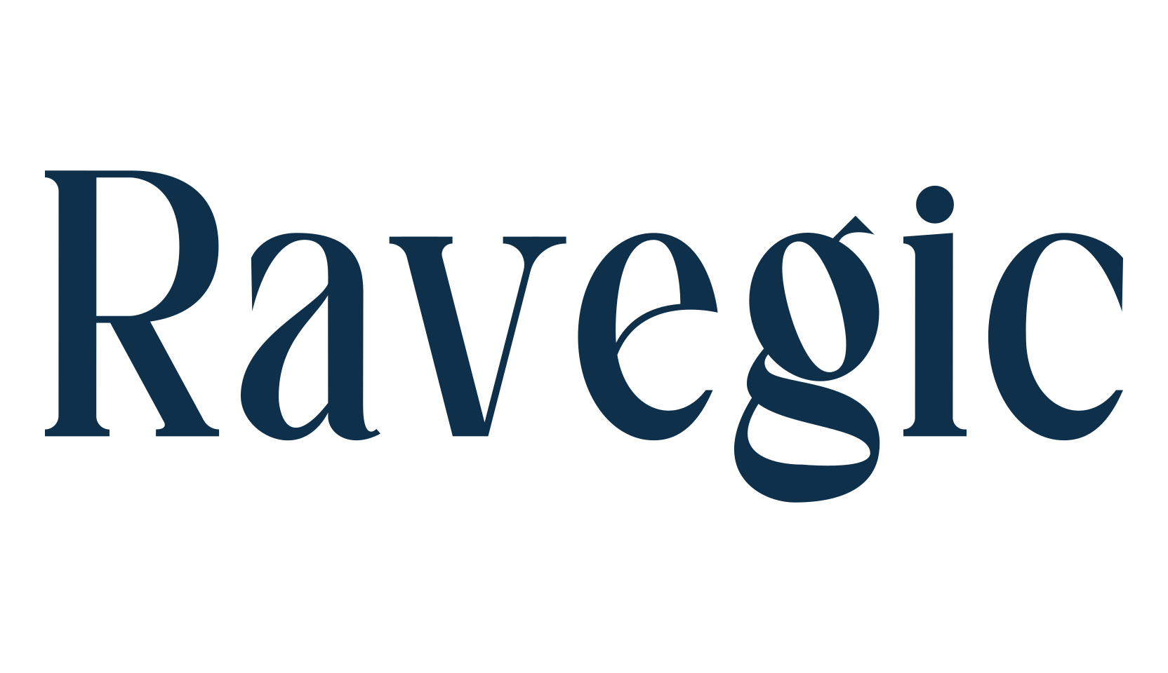 Ravegic, serif font preview