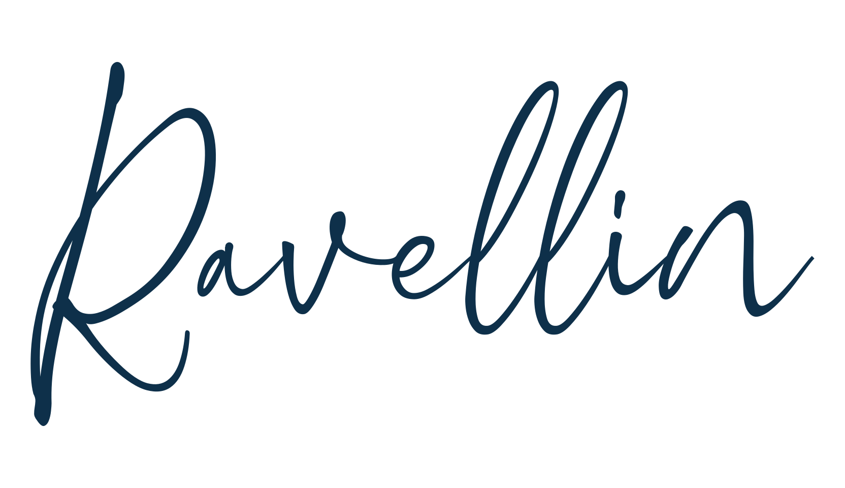 Ravellin, script handwritten fancy decorative calligraphy font preview
