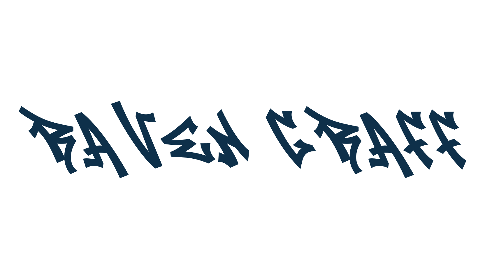 Raven Graff, graffiti font preview