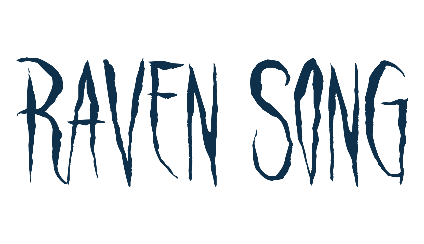Raven Song, holiday halloween fancy decorative horror font preview
