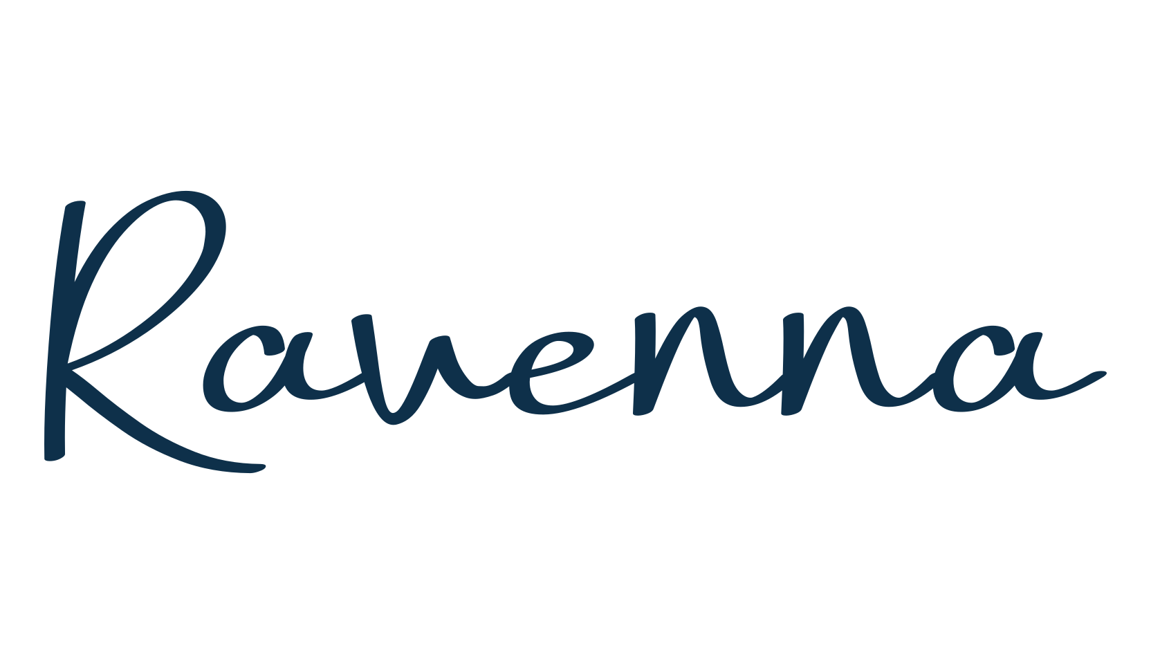 Ravenna, script handwritten fancy decorative calligraphy font preview