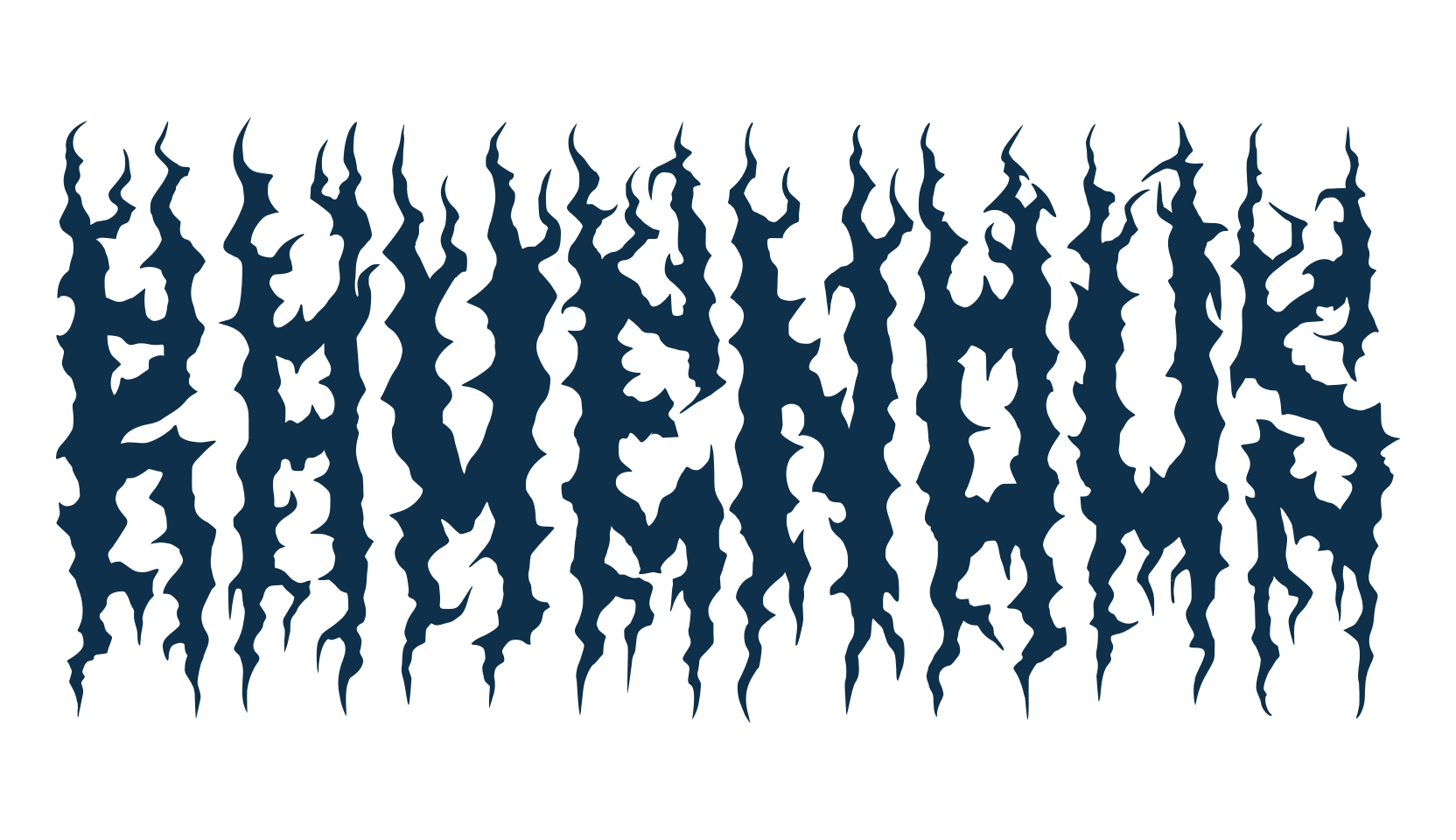 Ravenous, modern font preview