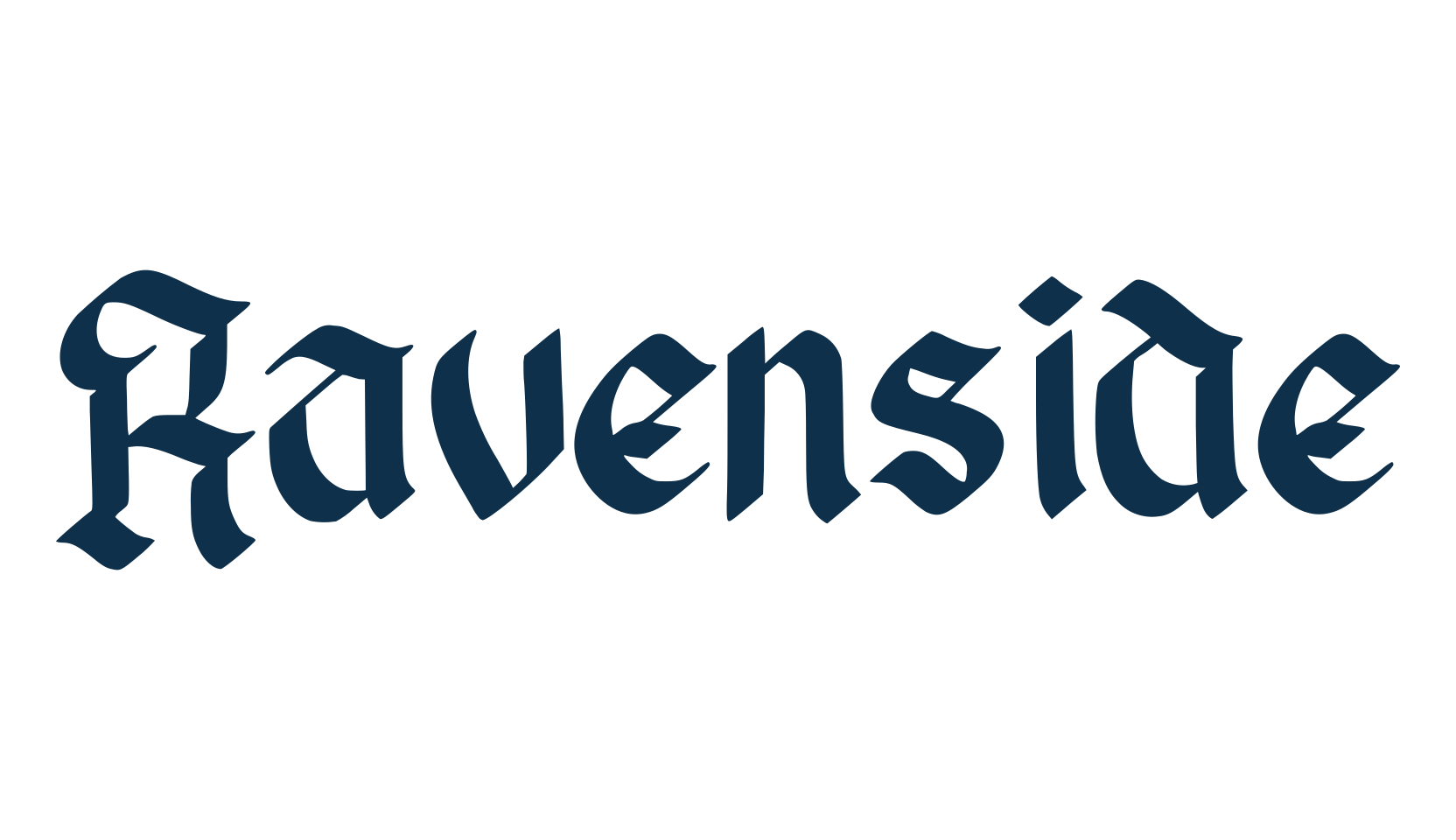Ravenside, modern font preview