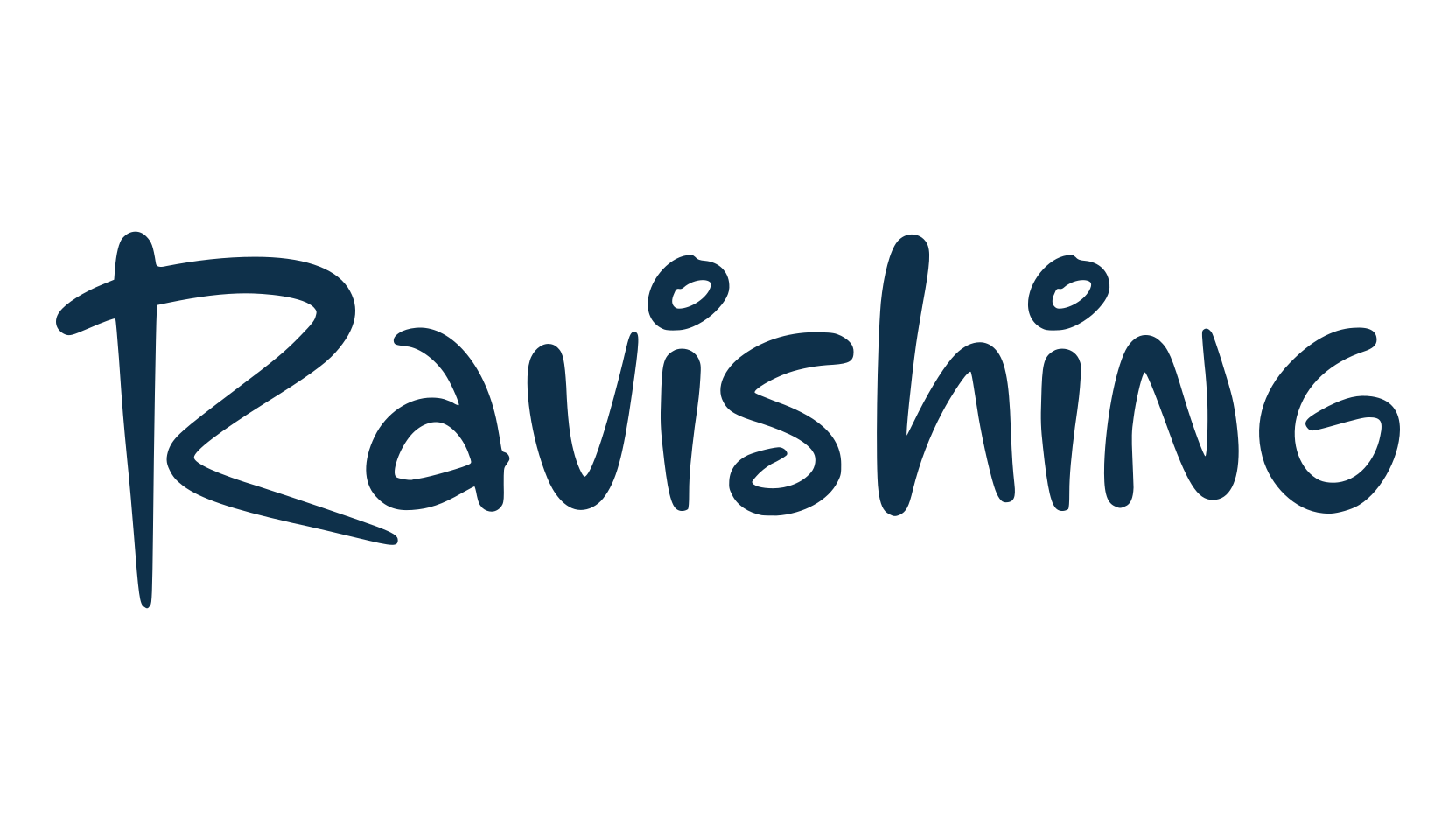 Ravishing, fancy decorative font preview