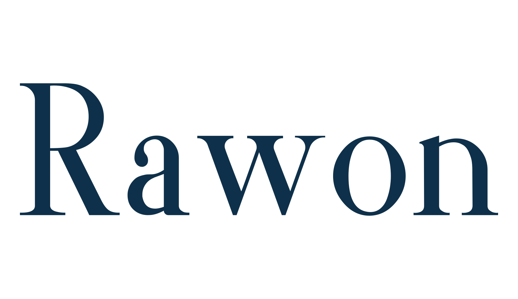 Rawon, serif font preview