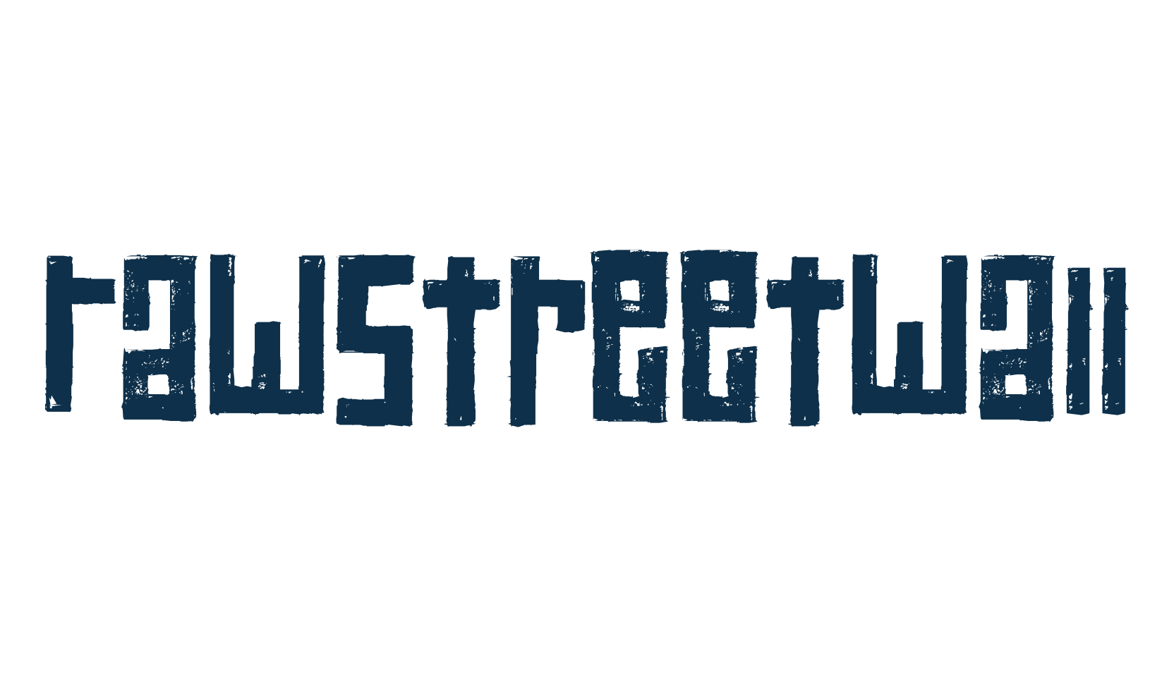 RawStreetWall, trash font preview