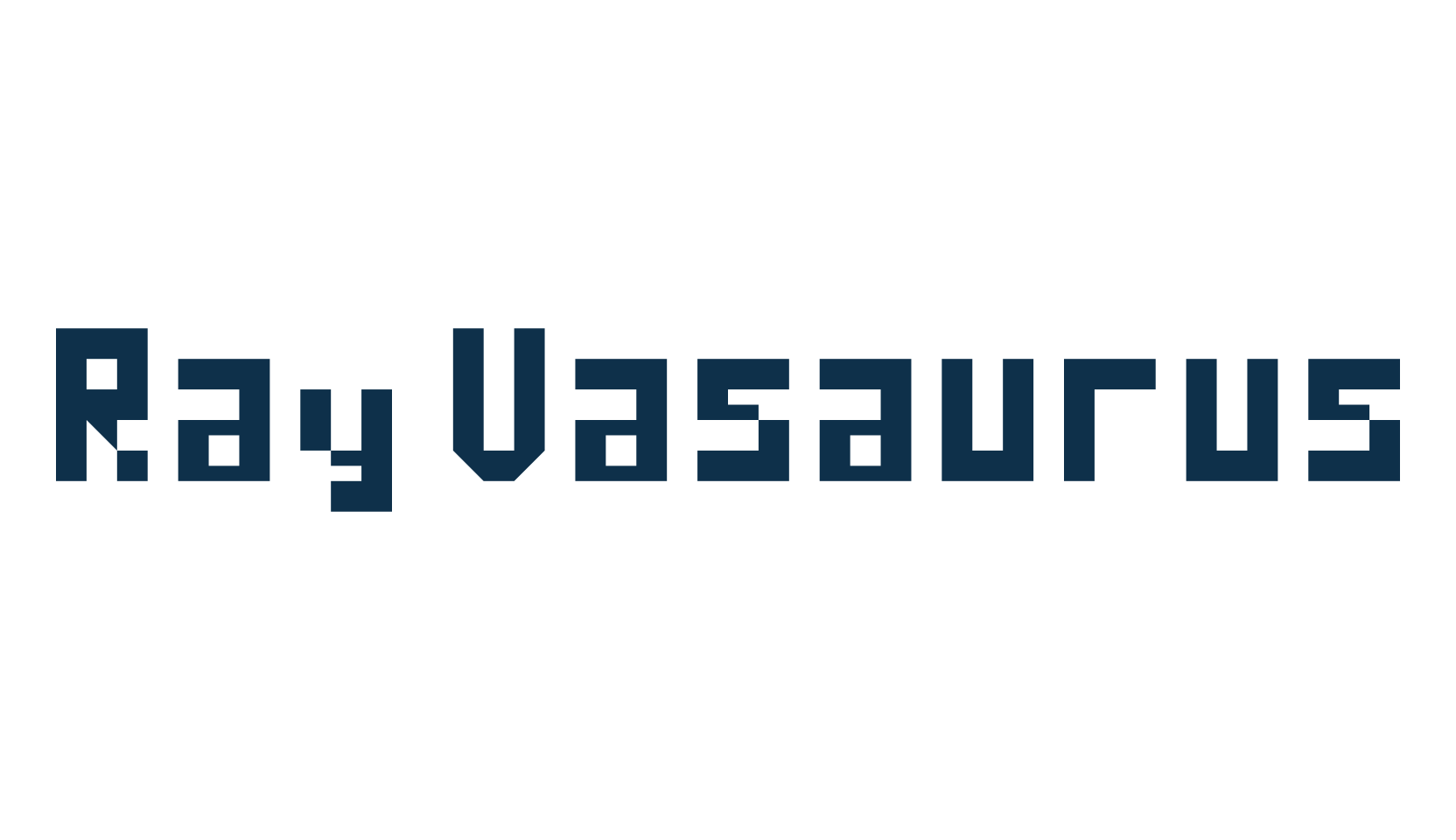 Ray Vasaurus, square font preview