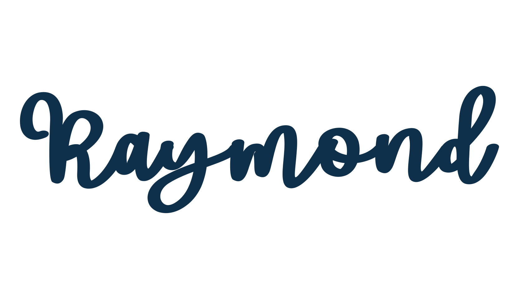 Raymond (raymond-3), script handwritten fancy decorative calligraphy font preview