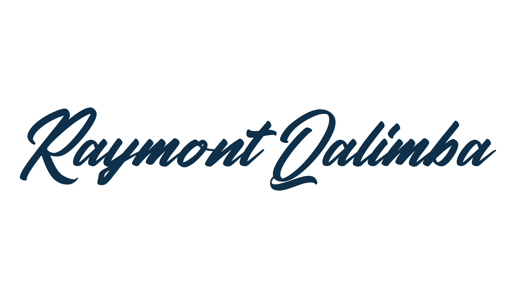Raymont Qalimba, fancy decorative font preview