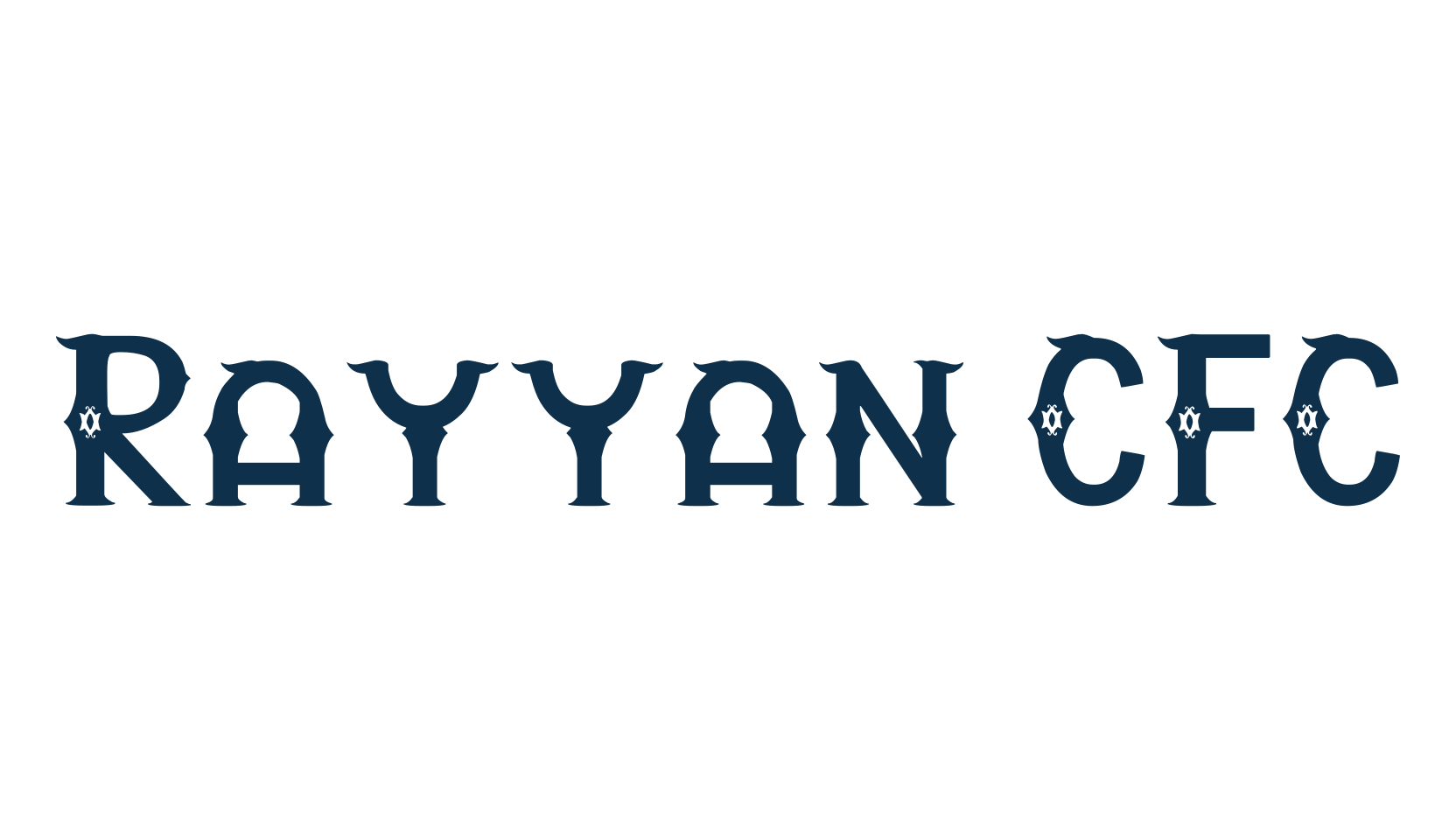 Rayyan CFC, western font preview