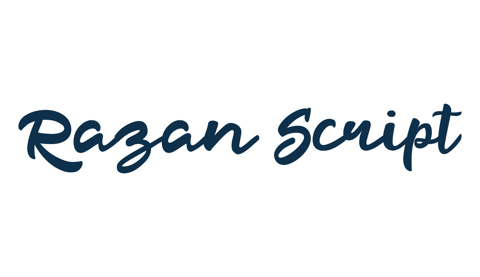 Razan Script, various font preview