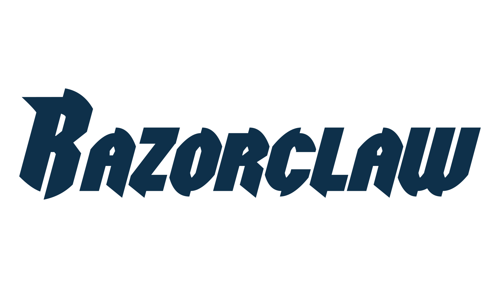 Razorclaw, gothic modern font preview