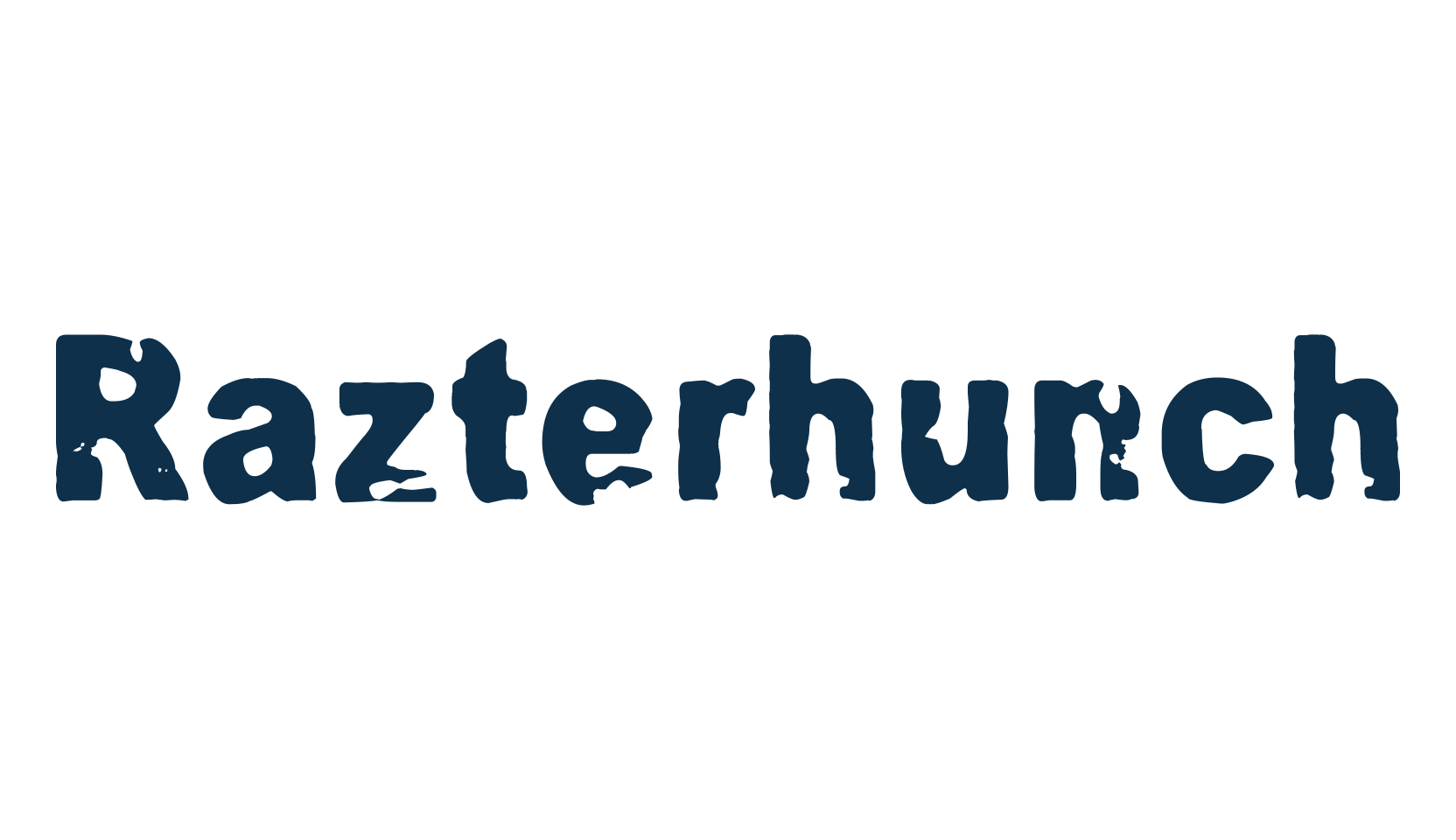 Razterhunch, fancy eroded decorative font preview