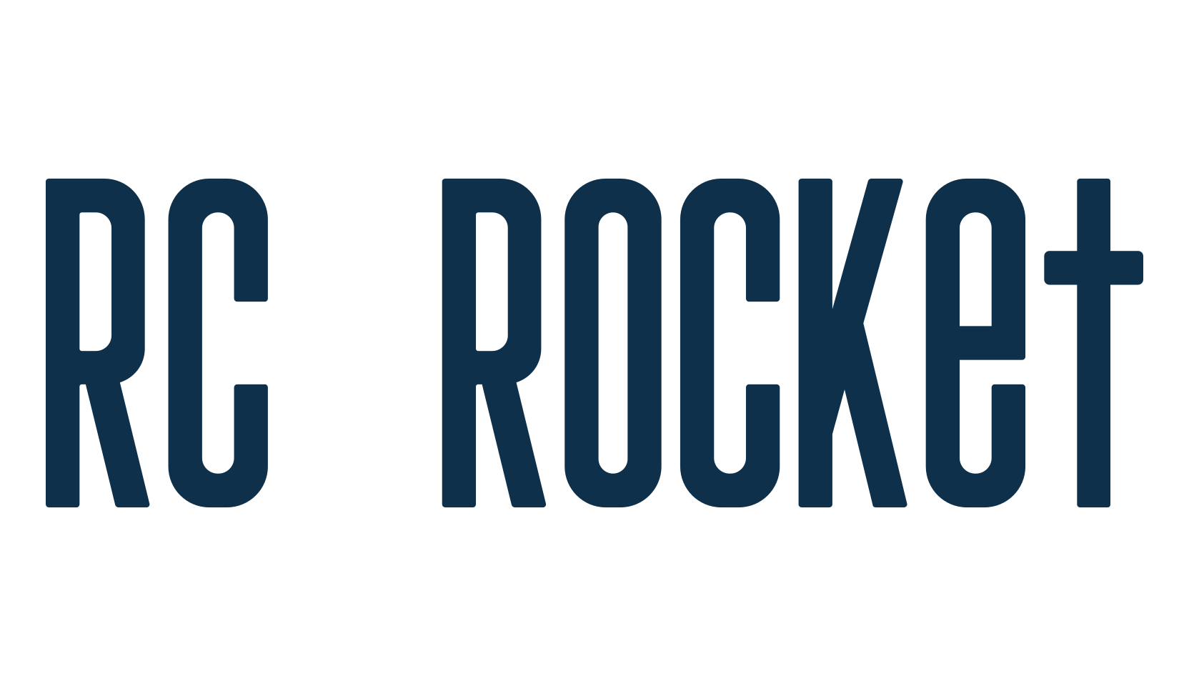 RC Rocket, sans serif font preview