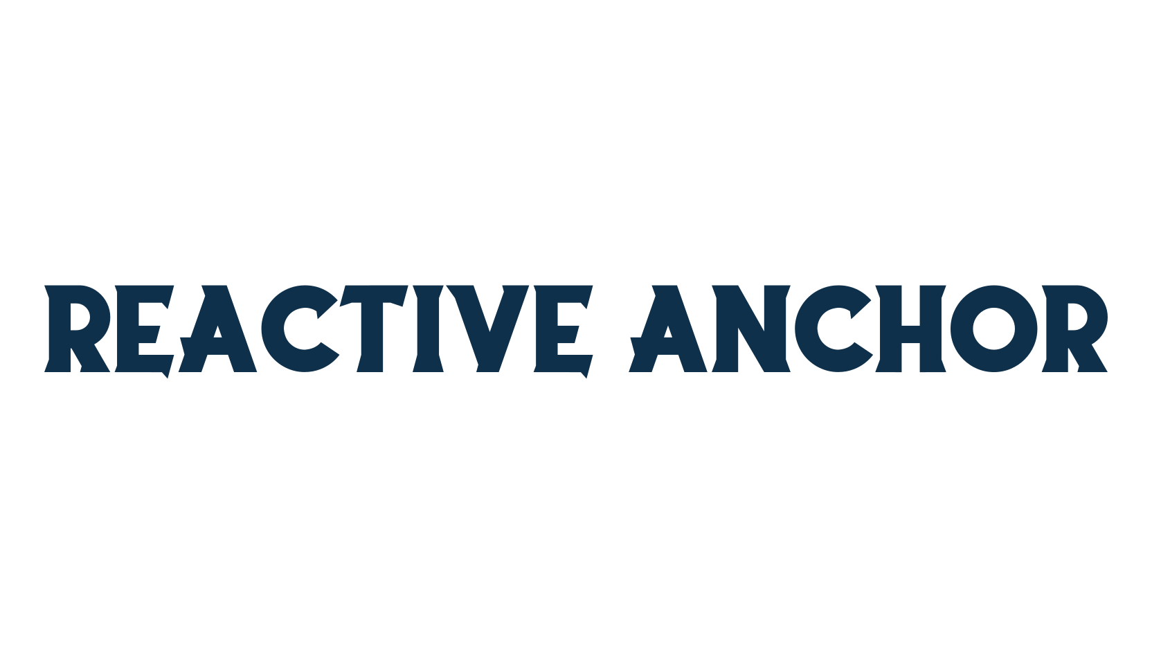 Reactive Anchor, modern font preview