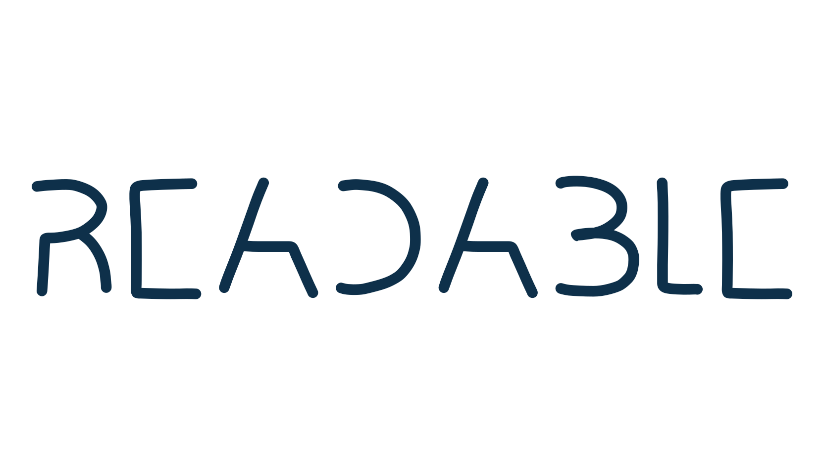 Readable, various font preview