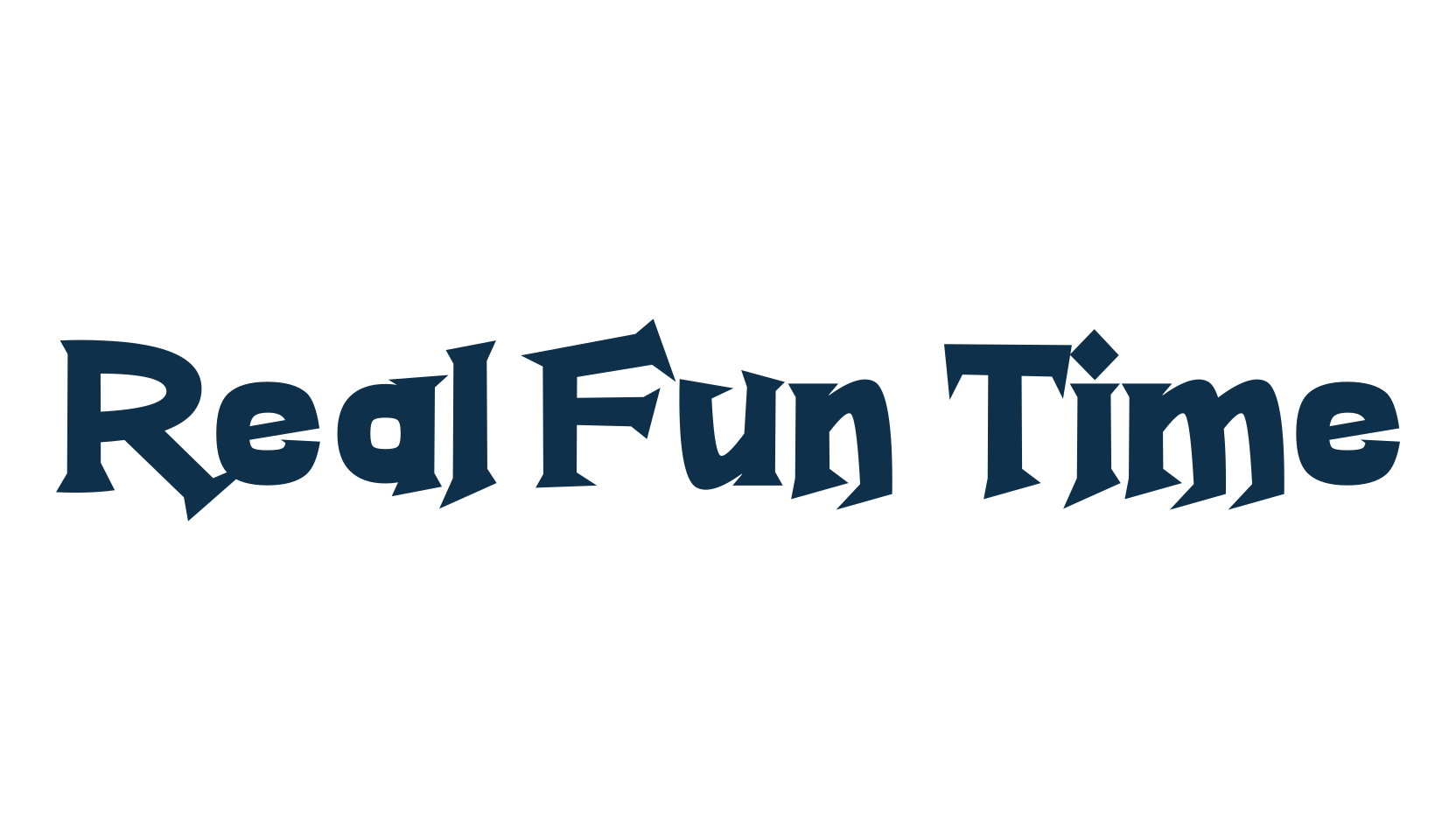 Real Fun Time, fancy cartoon decorative font preview