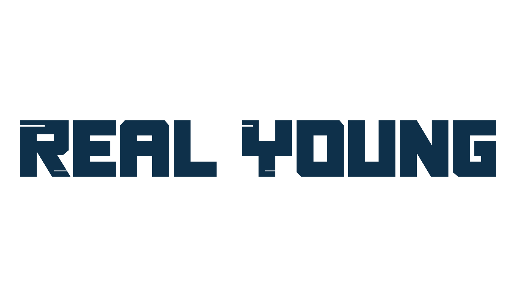 Real Young, fancy various techno sci-fi font preview