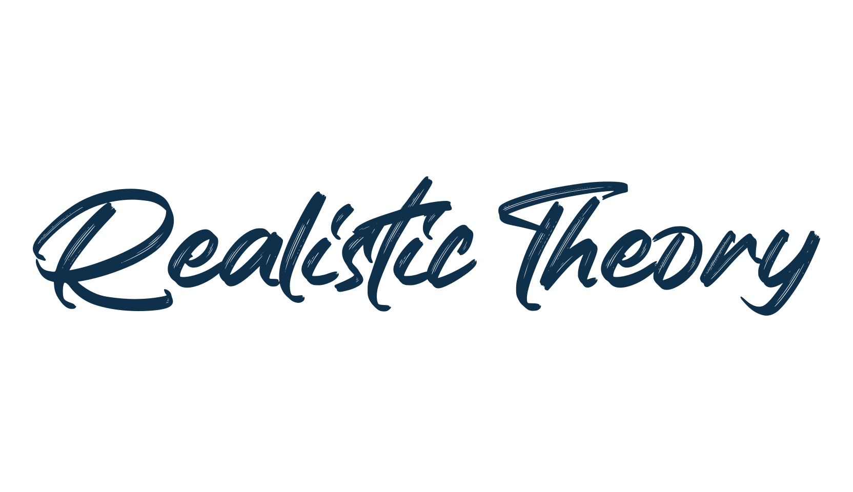 Realistic Theory, script brush fancy decorative calligraphy font preview
