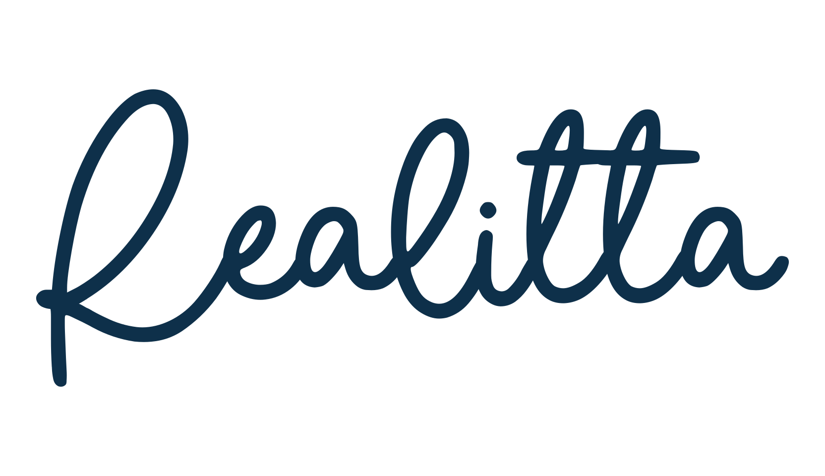 Realitta, handwriting font preview