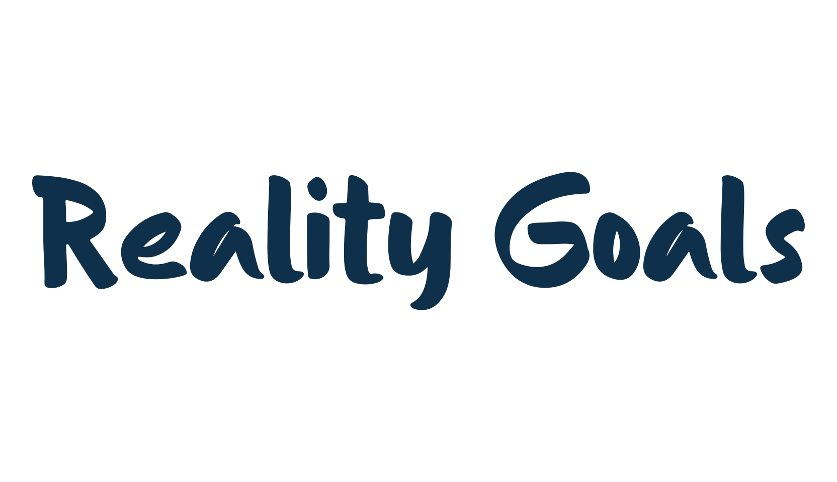 Reality Goals, script handwritten fancy decorative calligraphy font preview
