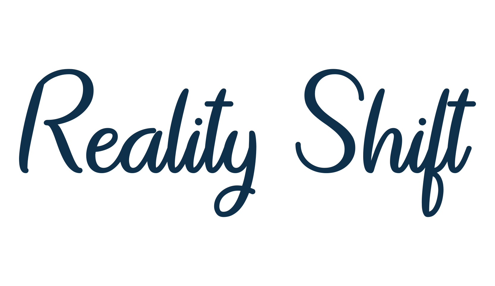 Reality Shift, fancy various decorative script calligraphy font preview