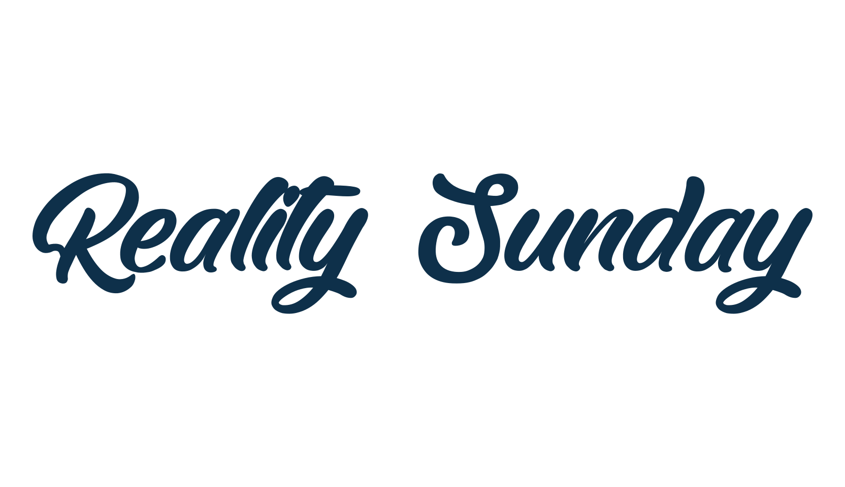 Reality Sunday, various font preview