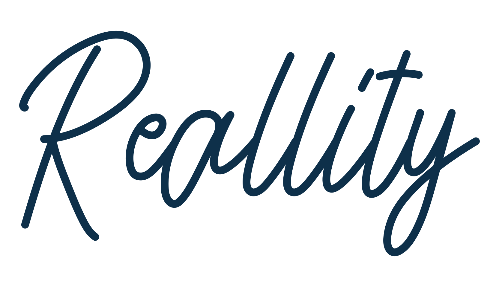 Reallity, handwriting font preview
