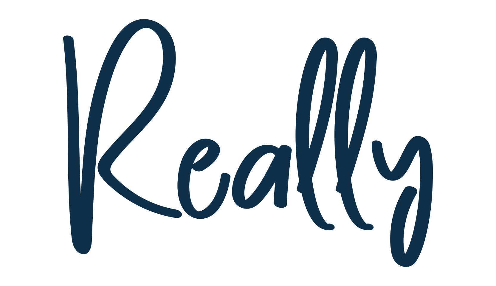 Really, script handwritten fancy decorative calligraphy font preview