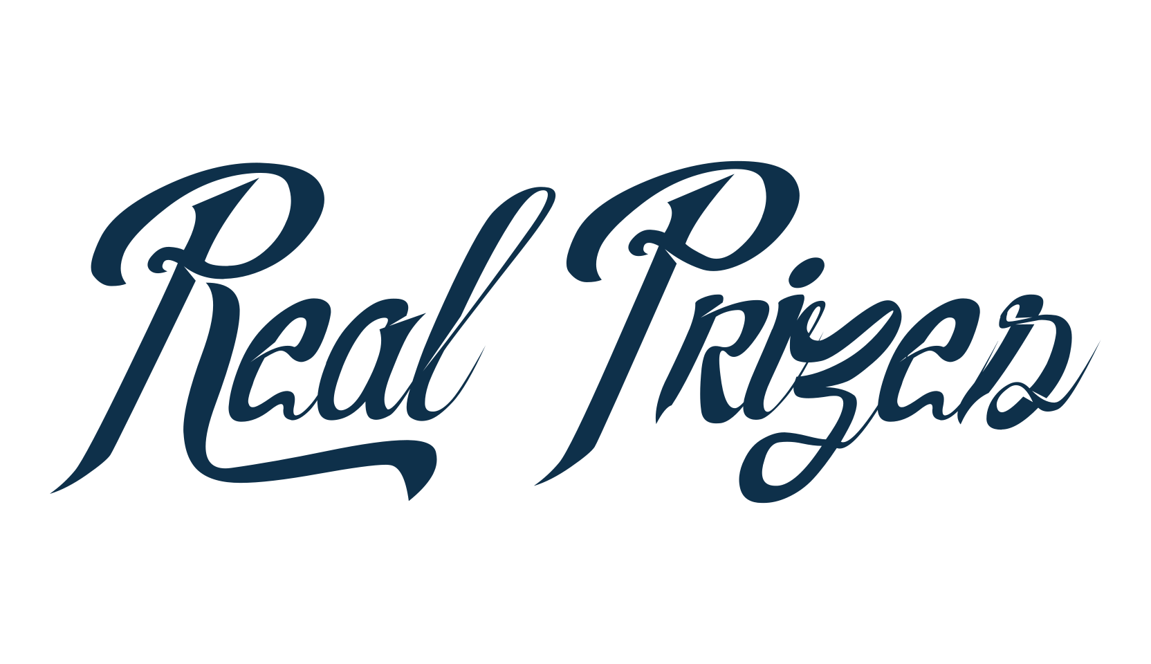 Real Prizes, various font preview