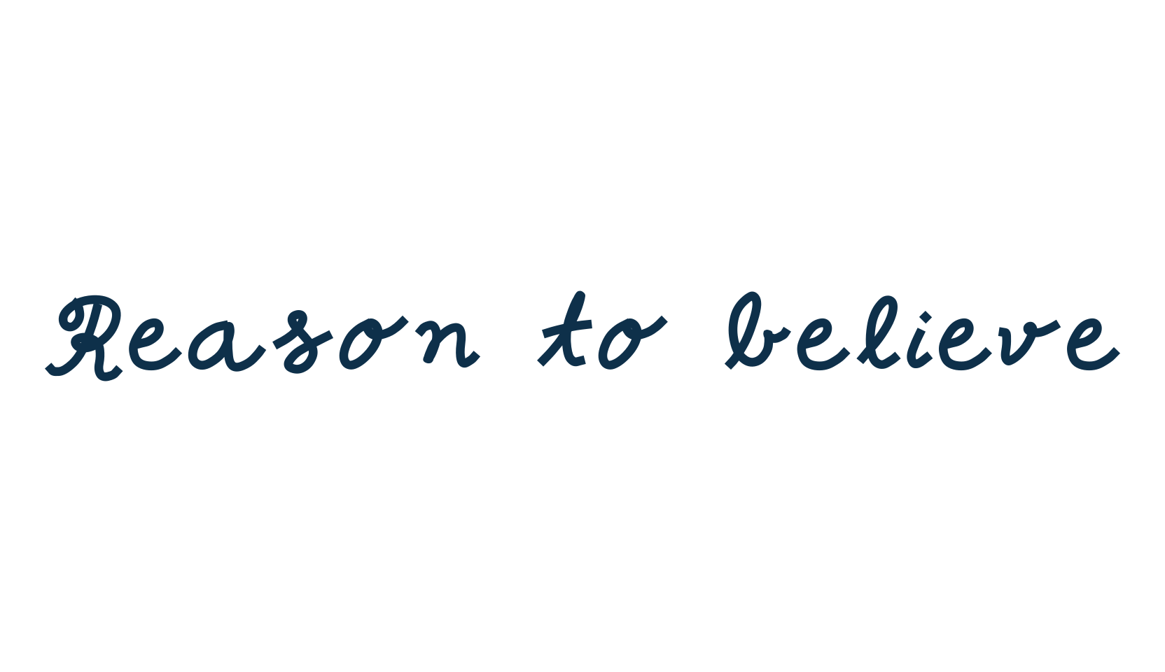 Reason to believe, fancy various decorative script calligraphy font preview