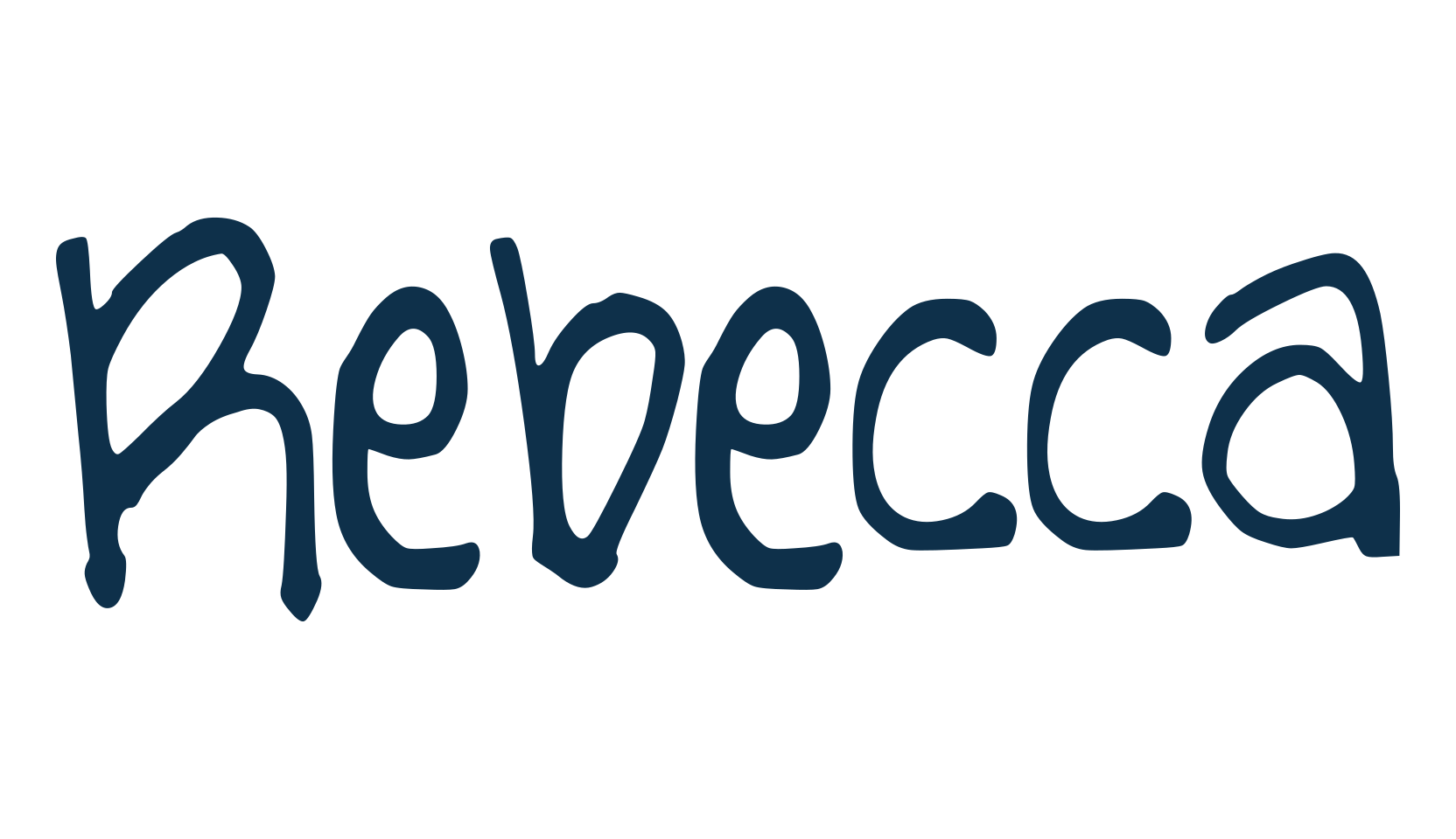 Rebecca (rebecca-slytheringirl), script handwritten fancy decorative calligraphy font preview