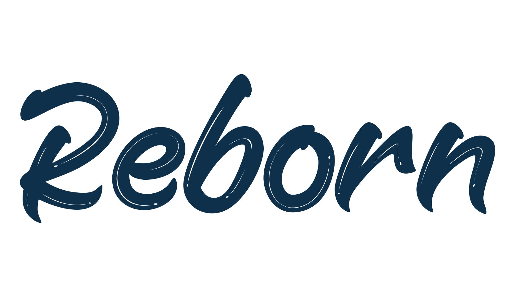 Reborn, brush font preview