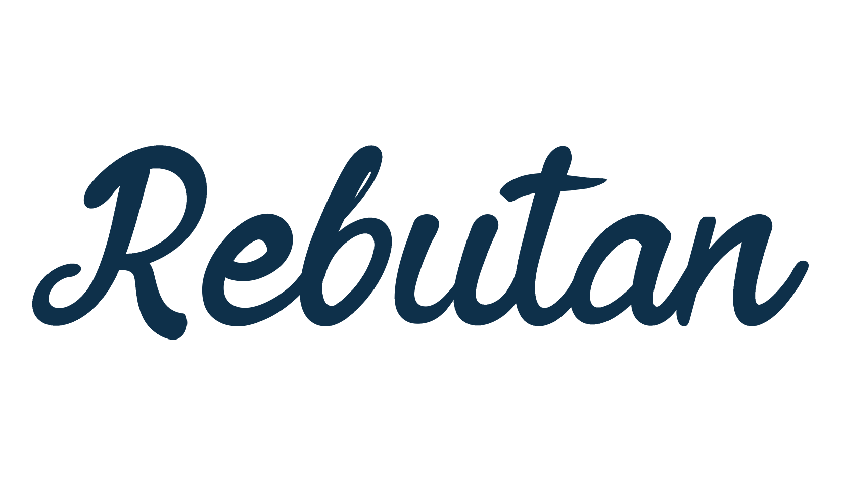 Rebutan, fancy decorative font preview