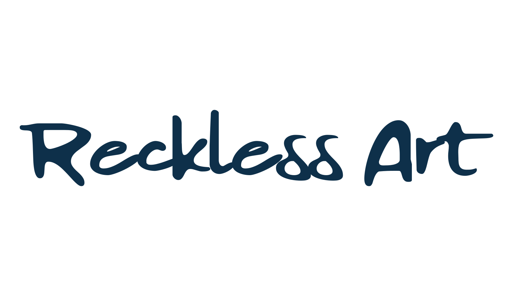 Reckless Art, handwriting font preview